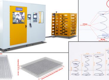 Automatic bonnell spring system manufacturing line and unit details