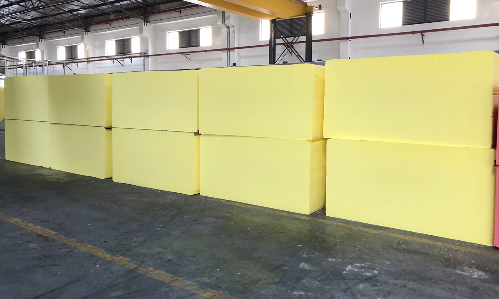 Stacking foam blocks takes up a lot of space