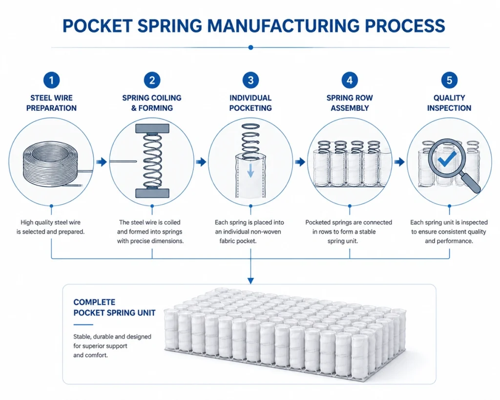 pocket spring manufacturing process